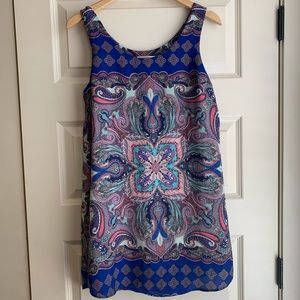 Patterned Sleeveless Dress